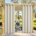 NICETOWN Outdoor Patio Curtain Windproof Double Grommets, Thermal Insulated by NICETOWN