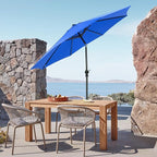 OLIXIS 9ft Patio Table Umbrella, Outdoor Patio Umbrella - Image 6