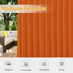 Easy-Going Outdoor Patio Curtains 2 Panels, 110x84 inch, Porch and Pergola - Image 5