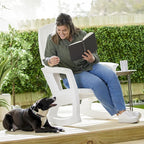 Rockaway Heavy Duty All Weather Rocking Chair, 2 Pack | Polyethylene Outdoor - Image 6