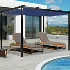 Mrsenloi 10 x 10 Pergola Shade Cover Replacement, Top Only, Retractable Sun - Image 6