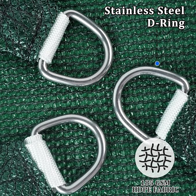 Shade&Beyond Custom Sun Shade Sail 16'x18'x24.1' Triangle Sun Sail Shades Patio - Image 4