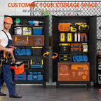 GAIOUS 75'' Tall Metal Garage Storage Cabinet, File Cabinet - Image 4