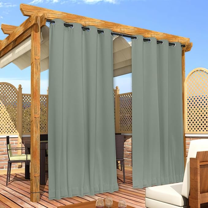 NICETOWN 2 PCs Waterproof Outdoor Curtains - Image 7