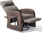 Luxury Patio Swivel Recliner Chair - Image 9