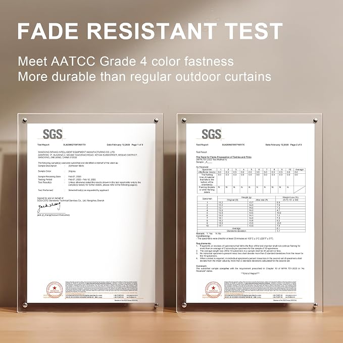RYB HOME Fade-Resistant Outdoor Curtains - Image 4