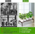 1 Tier Metal Plant Stand Indoor Outdoor, Potted Multiple Flower Pot Holder Rack - Image 7