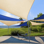 Patio Paradise 23' x 23' x 23' Sun Shade Sail Triangle Canopy Shade Cloth - Image 5