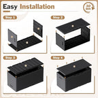 Devoko 100 Gallon Waterproof Resin Deck Box, Large Outdoor Storage Box | Indoor - Image 6