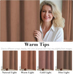 H.VERSAILTEX Bedroom Curtains Blackout Linen Blackout Curtains 84 Inches Long - Image 5