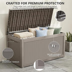 Outdoor Storage Box, 320 Gallon Waterproof Deck Box, Dual Gas-Spring Ultimate - Image 3