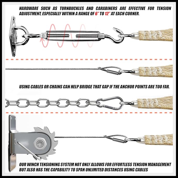 Royal Shade 16' x 24' x 28.8' White Right Triangle Sun Shade Sail Order to Make - Image 7