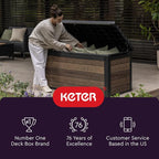 Keter Marvel Plus 71 Gallon Resin Deck Box-Organization and Storage - Image 11
