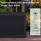 120 Gallon Outdoor Deck Box, Lockable Waterproof Outdoor Storage Boxes - Image 5