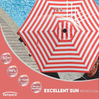 Tempera Patio Market Outdoor Table Umbrella - Image 4