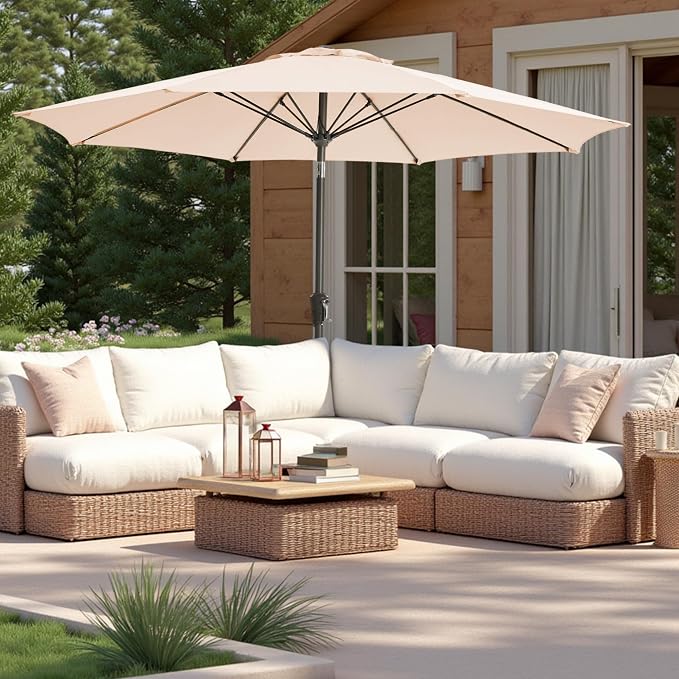 9 FT Patio Umbrella Outdoor market Umbrella - Image 5