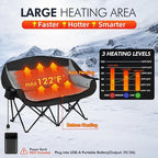Heated Double Camping Chair - Image 4