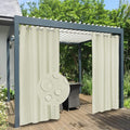 Easy-Going 100% Waterproof Outdoor Curtains 54x108 inch, Gazebo and Pergola 2 by Easy-Going