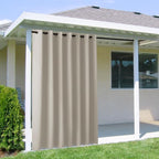 NICETOWN Outdoor Curtain for Patio Waterproof Extra Wide 100 in, Sun Blocking by NICETOWN