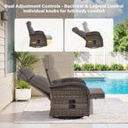 5 Piece Wicker Patio Furniture Set - Image 4