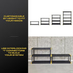 CX 5-Tier Heavy Duty Plastic Storage Shelves - Image 7
