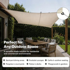USA Based, Premium Outdoor Sun Sail Shade – UV Protection Canopy - Image 6