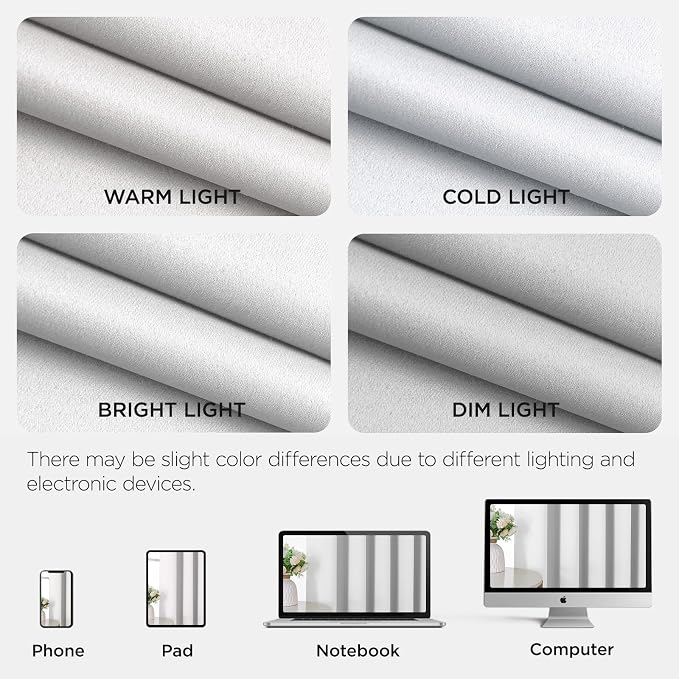 Joydeco Blackout Patio Sliding Door Curtains, Privacy Room Divider Curtains | - Image 8