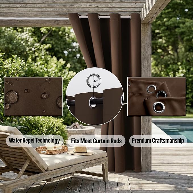 Water Proof Outside Curtains W84 x L84 - Image 5