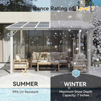 Aoxun 12’x10’ Gazebo for Patio, Gazebo Pergola - Image 4