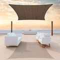 Colourtree TAPR0810 Custom Size 6' x 6' Brown Sun Shade Sail UPF50 Canopy UV by ColourTree
