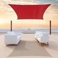 Colourtree CTAPR1220 Custom Size 16' x 17' Red Sun Shade Sail Canopy UV Block by ColourTree