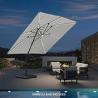 PURPLE LEAF Cantilever Umbrella - Image 2