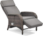 Zero Gravity Wicker Patio Recliner Chair - Image 7