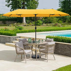 13 ft Large Double-Sided Patio Umbrella, Outdoor Umbrella, Market Umbrella - Image 7