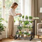 VyGrow Plant Stand, 4 Tier Widened Stackable Tiered Plant Stand, Upgraded - Image 7
