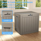 33 Gallon Indoor Outdoor Storage Box Waterproof Deck Box | Resin storage bin - Image 7