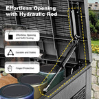 ROJIK Outdoor Storage Housing Deck Box - Image 3
