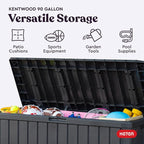 Keter Kentwood 92 Gal Outdoor Storage Box - Image 4