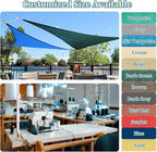 Shade&Beyond Custom Sun Shade Sail 10'x13'RectangleSun Sail Shades Patio UV - Image 2