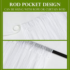 RYB HOME Mosquito Netting Outdoor Curtains - Image 5
