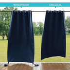RYB HOME Outdoor Curtains for Patio Waterproof, Windproof - Image 2