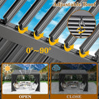 10' x 12' Louvered Pergola - Image 5