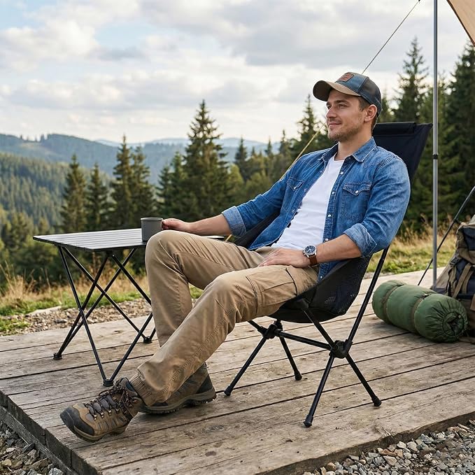 Wind Tour Portable Camping Chair Lightweight Foldable Outdoor Chair - Image 5