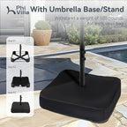 PHI VILLA 15ft Large Outdoor Patio Umbrella - Image 6