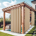 NICETOWN 2 Panels Outdoor Curtains by NICETOWN