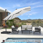 PURPLE LEAF Cantilever Patio Umbrella 10' x 10' - Image 2