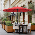 OLIXIS 9ft Patio Table Umbrella, Outdoor Patio Umbrella - Image 6