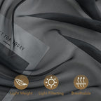 MIULEE Black Outdoor Curtain for Patio Waterproof 4 Panels 54 x 84 Inch | - Image 6