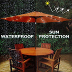9 ft Solar Umbrella with 32 LED Lights - Image 5