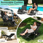 Suteck Oversized Zero Gravity Chair, 500LBS 33" XXL Reclining Lounge Chairs | - Image 6